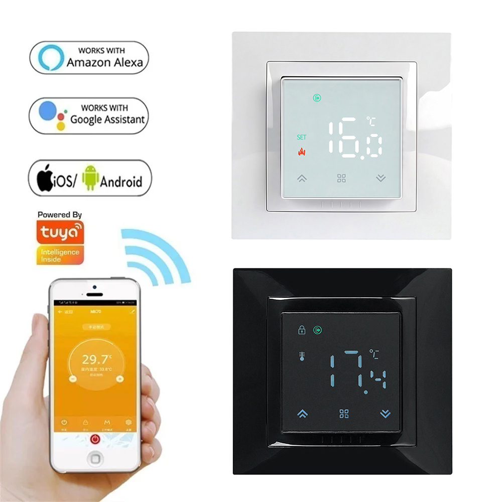 Smart Home Thermostat - Smart WIFI MK08 Thermostat Remote Temperature