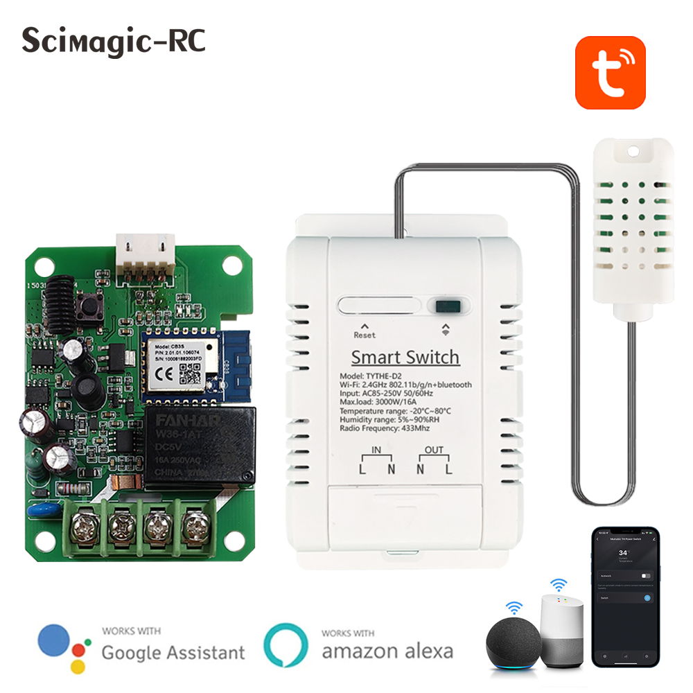 Smart Home Thermostat - WiFi TH-16 Switch Tuya Wireless Control