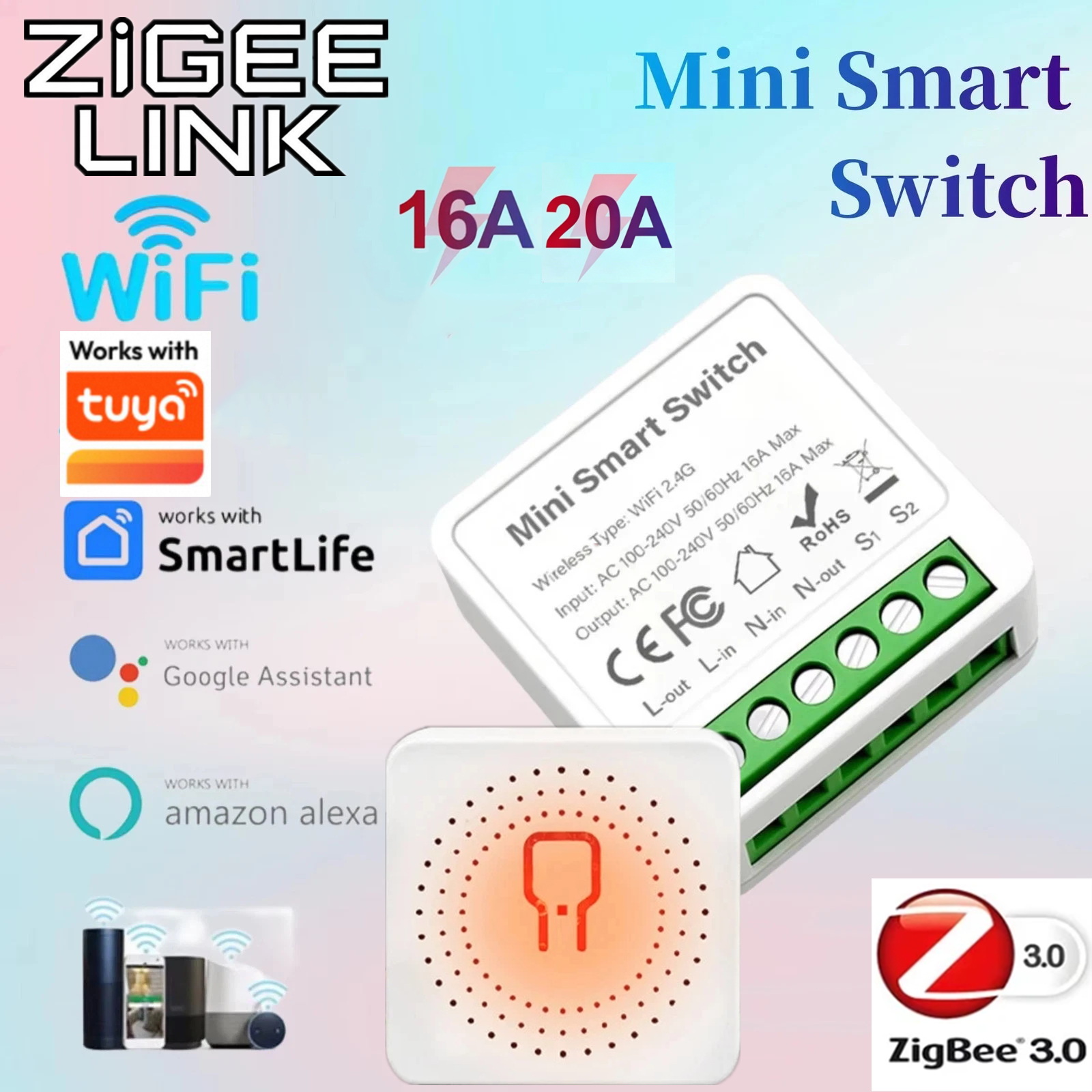 Tuya Smart Switch - For Tuya Mini Smart WiFi Switch