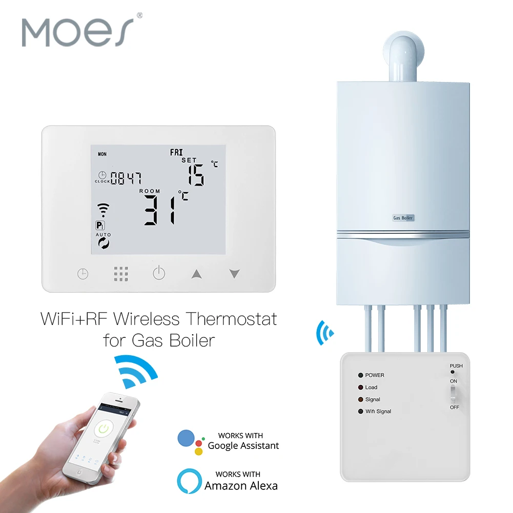 Smart Home Thermostat - WiFi Smart Thermostat Wall-Hung Gas Boiler