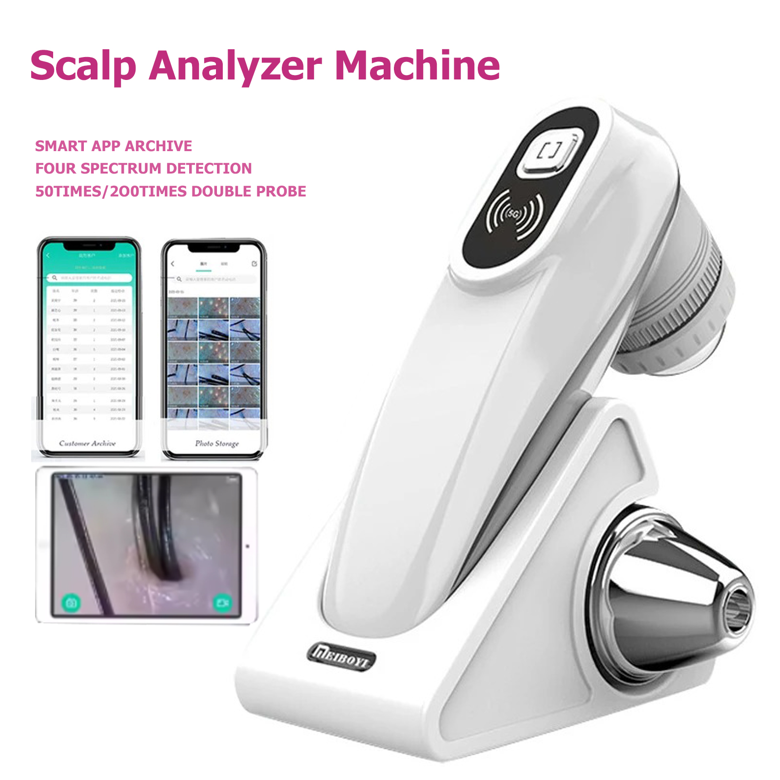 Smart Home For Pc - WIFI Scalp/Skin /Hair follicle Detection Testing