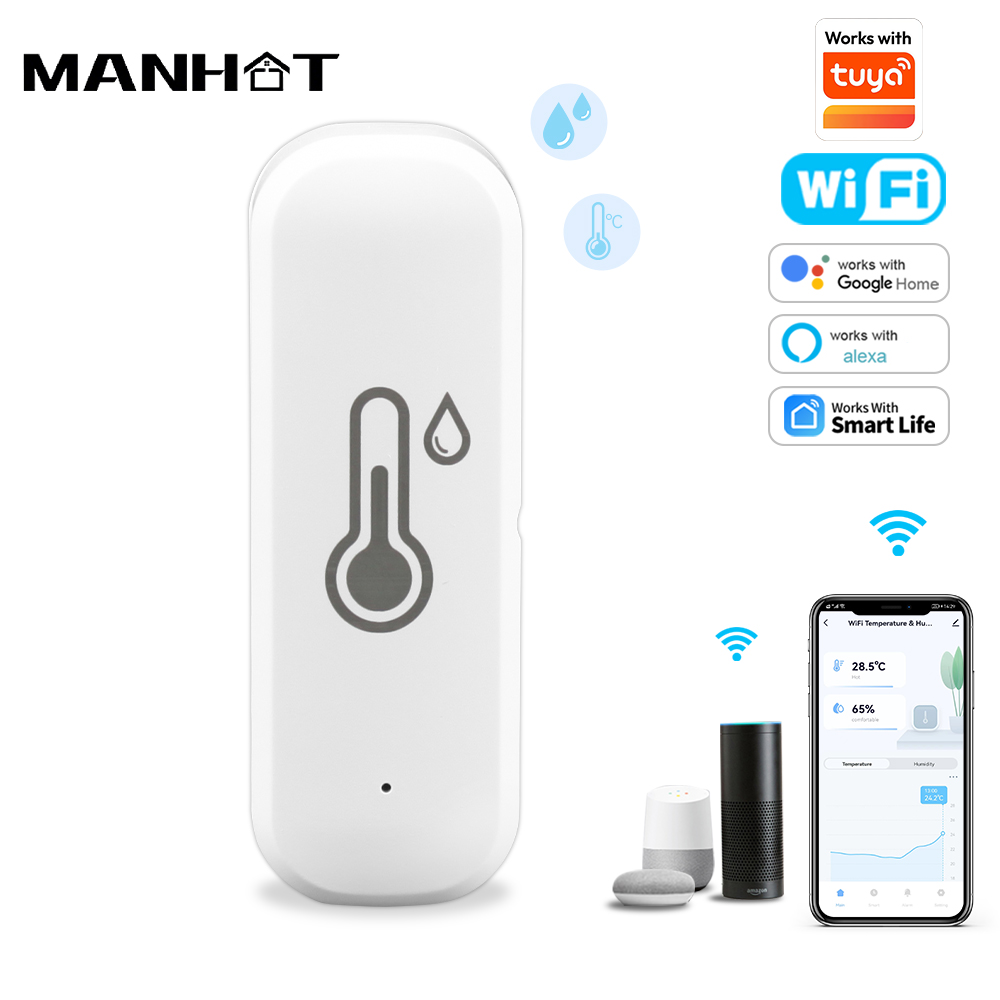 Smart Home News - Manhot Smart WIFI Temperature Humidity Sensor