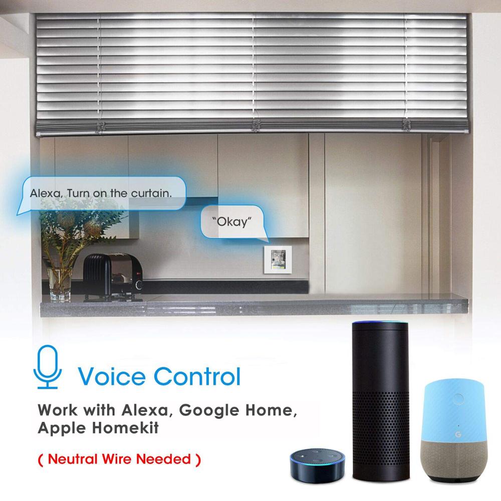 LCD WiFi Smart Curtain Switch  - Smart Home Apple avis et prix
