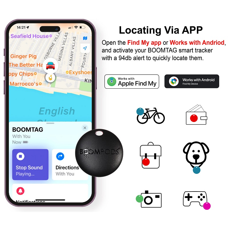 Android Smart GPS Tracker Blue - Smart Home Apple avis et prix
