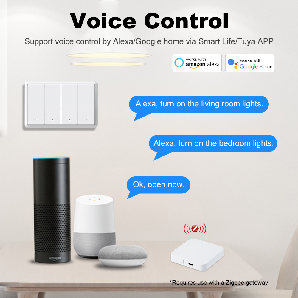 Manhot Smart zigbee Switch No  - Tuya Smart Switch avis et prix