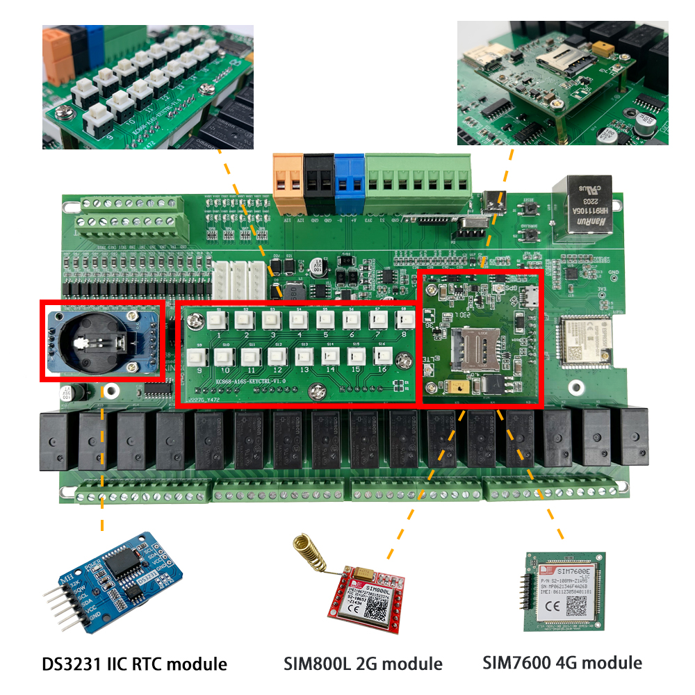 KC868-A16S ESP32 Wifi RS232 US - Smart Home Mqtt avis et prix