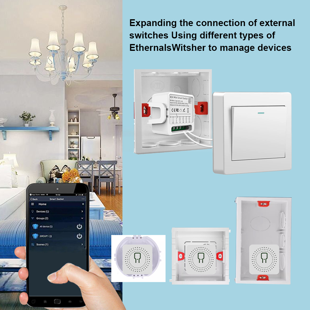 Tuya WiFi Smart Switch 1/2/3/4 - Tuya Smart Switch avis et prix