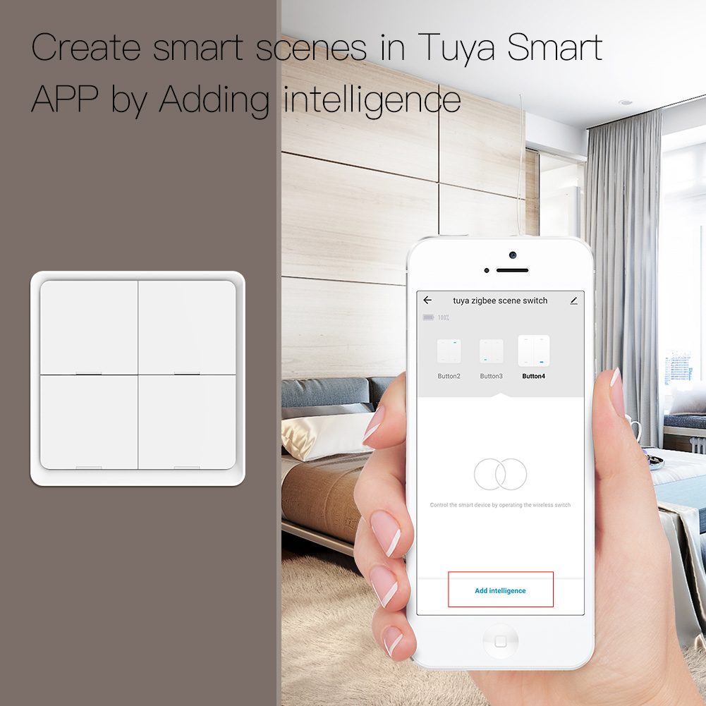 MOES ZigBee Wireless 12 Scene  - Tuya Smart Switch avis et prix