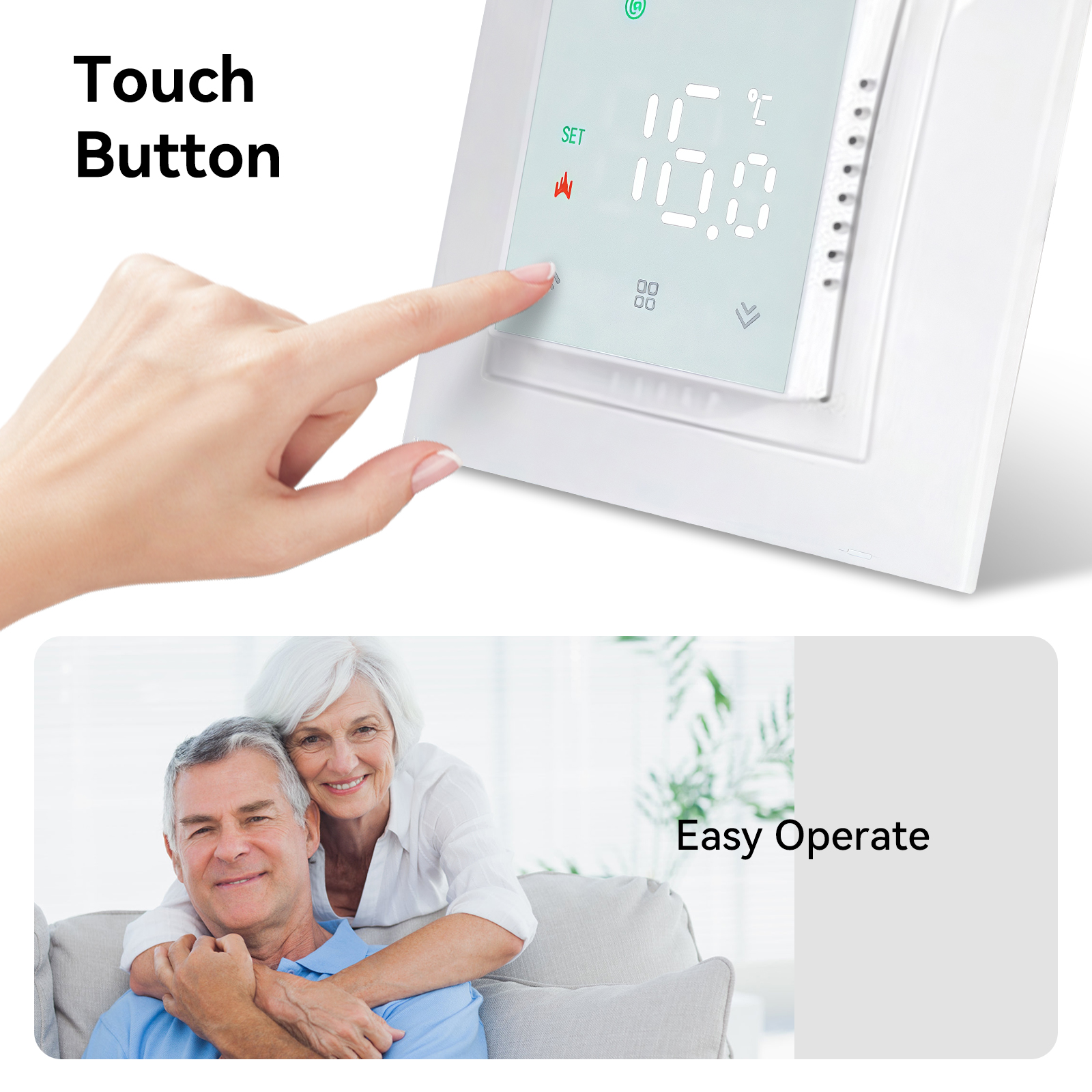 Smart WIFI MK08 Thermostat Rem - Smart Home Thermostat avis et prix