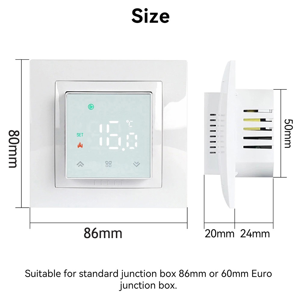 Smart WIFI MK08 Thermostat Rem - Smart Home Thermostat avis et prix