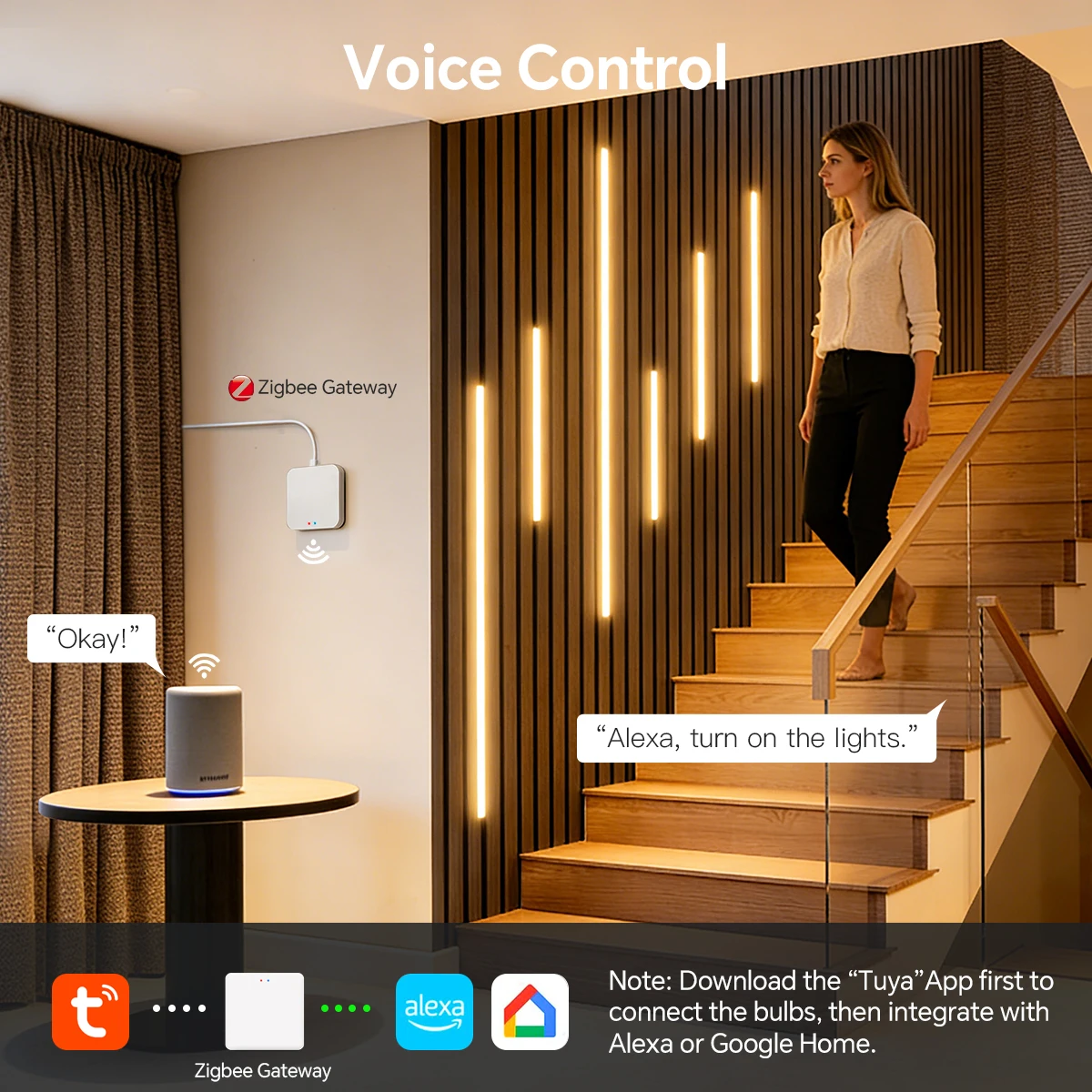 Zigbee Smart Neon COB LED Stri - Smart Home Youtube avis et prix