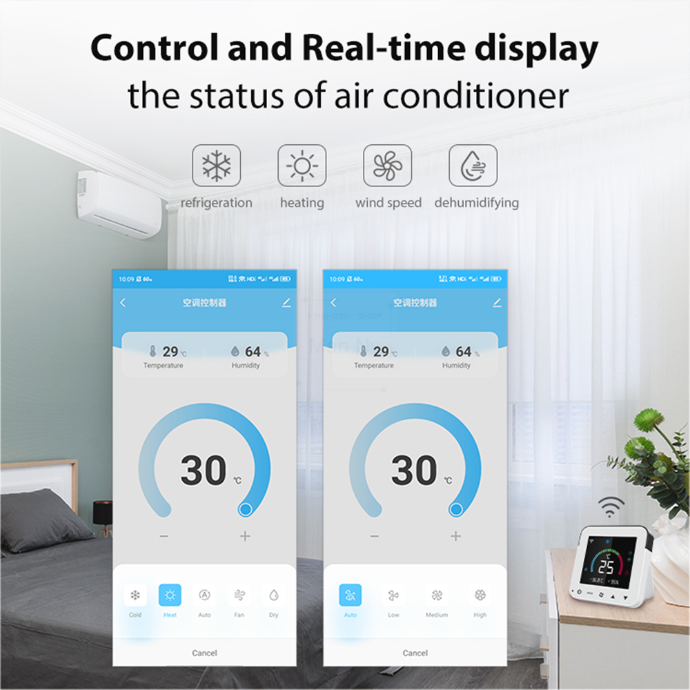 Smart Thermostat Tuya WiFi AC  - Smart Home Thermostat avis et prix