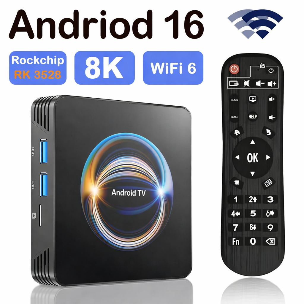 Android 16.0 TV Box 4K HD Stre - Smart Home Youtube avis et prix