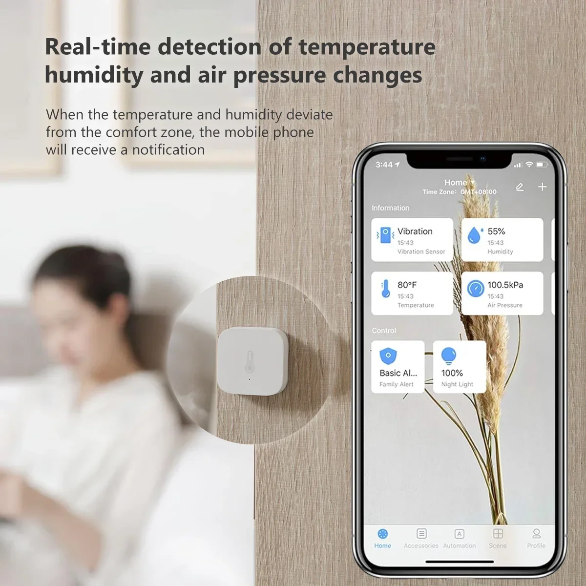 Aqara Temperature Sensor Zigbe - Smart Home Apple avis et prix