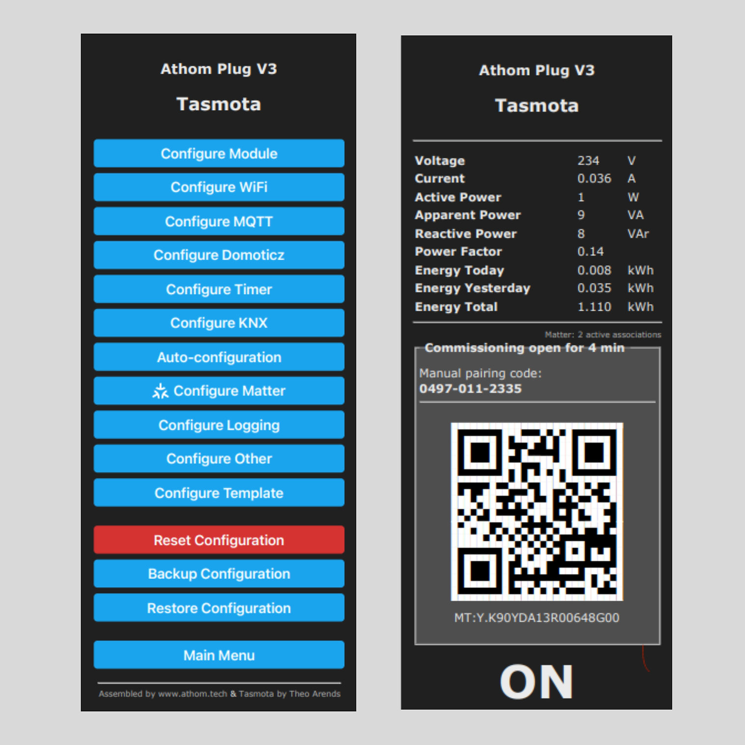 IoTorero Tasmota Matter MQTT 2 - Smart Home Mqtt avis et prix