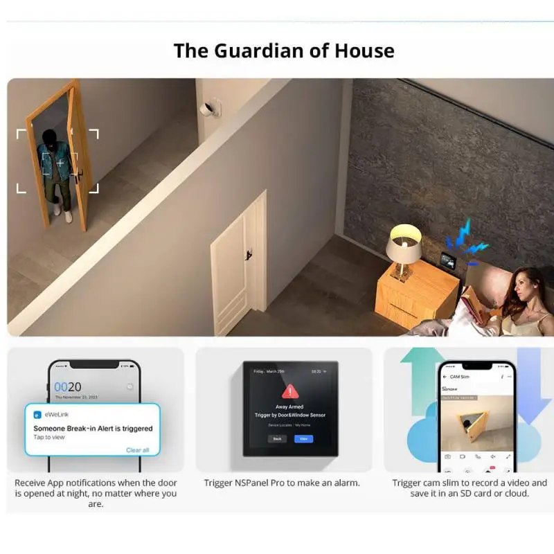 SONOFF SNZB-04P Zigbee Door Se - Smart Home Samsung avis et prix