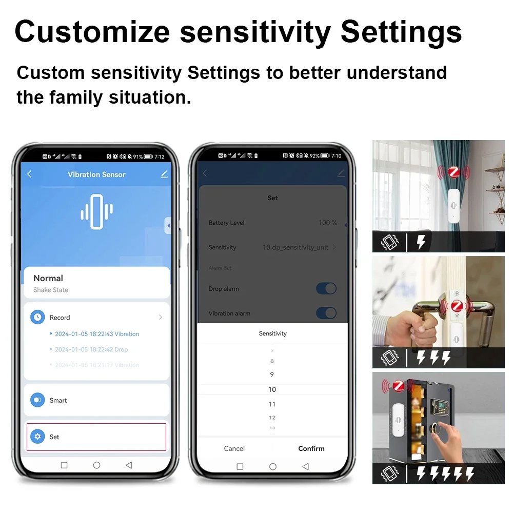 Smart ZigBee Vibration Sensor  - Smart Home News avis et prix