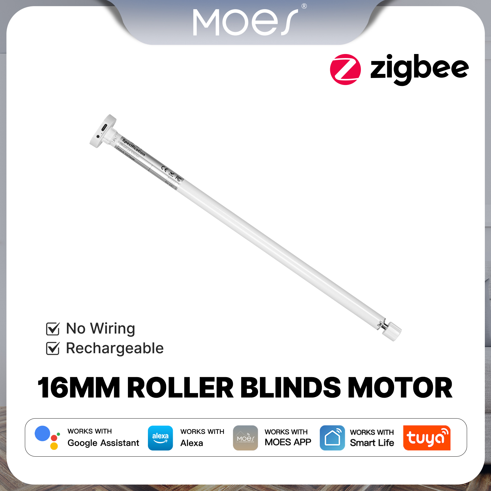MOES Tuya Zigbee Smart Roller  - Smart Home Youtube avis et prix