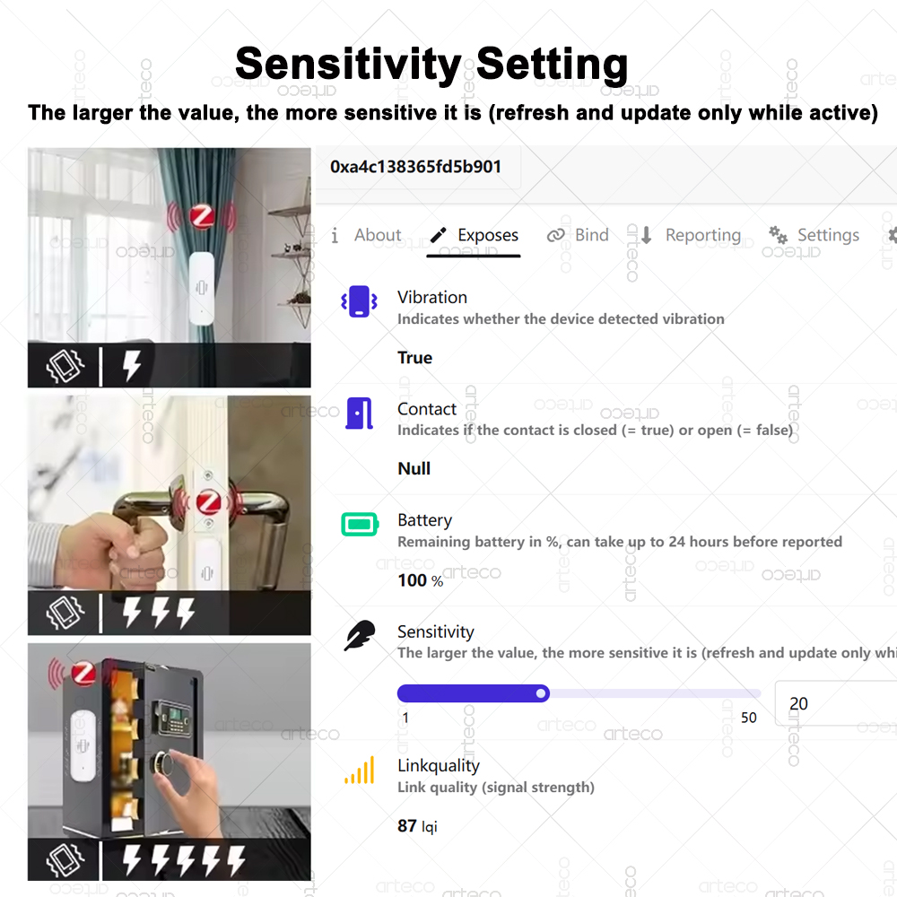 ZigBee Smart Vibration Sensor  - Smart Home News avis et prix