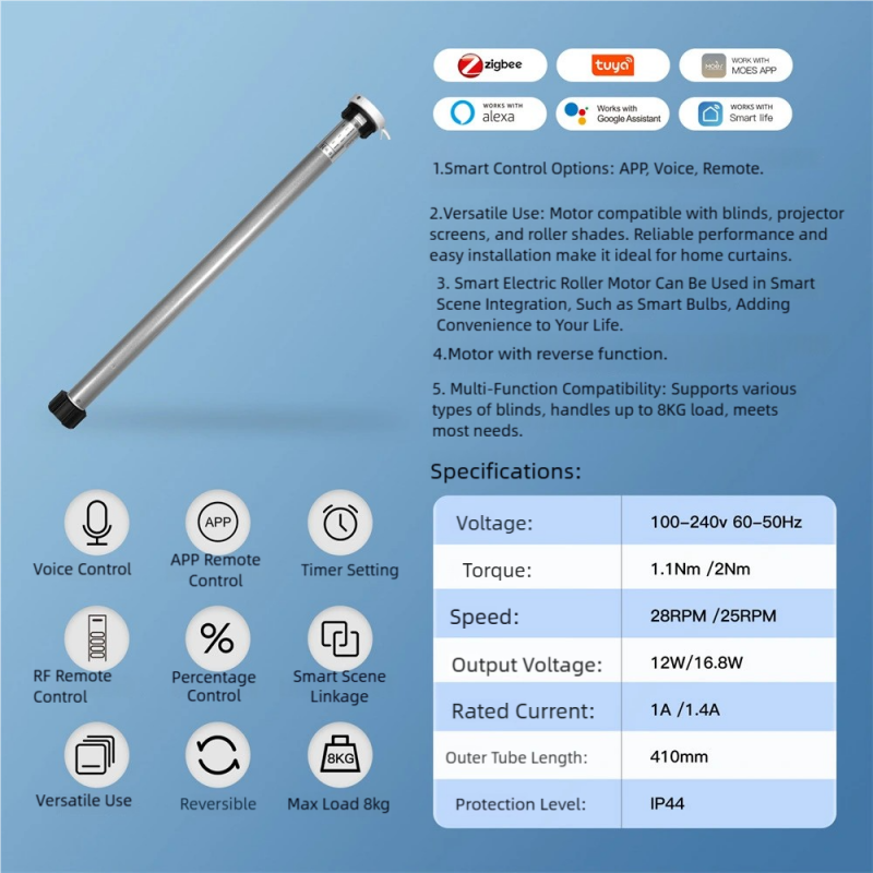 Zigbee Smart Home 25 Tube Roll - Smart Home Youtube avis et prix