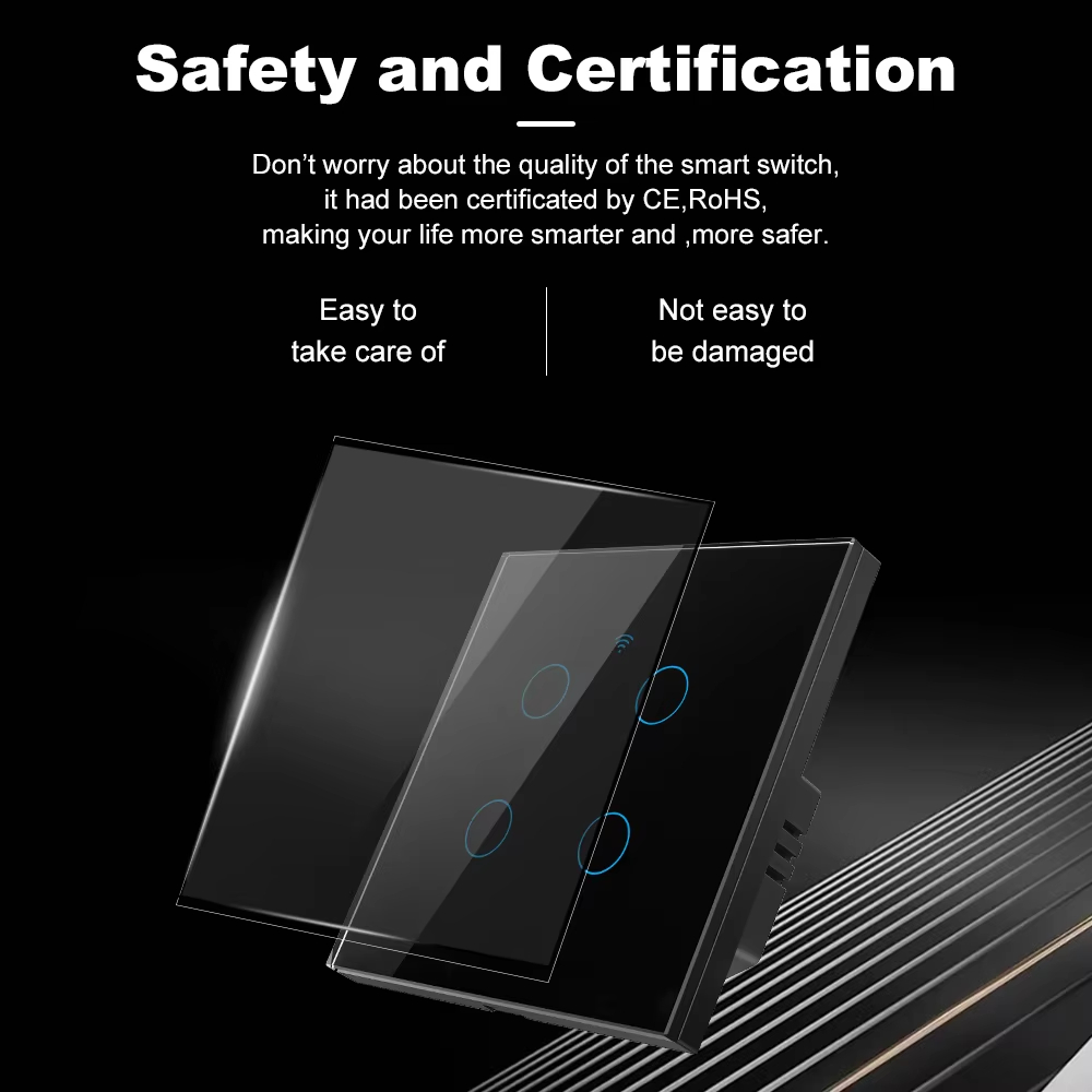 WiFi RF 433mhz Touch Wall Ligh - Tuya Smart Switch avis et prix