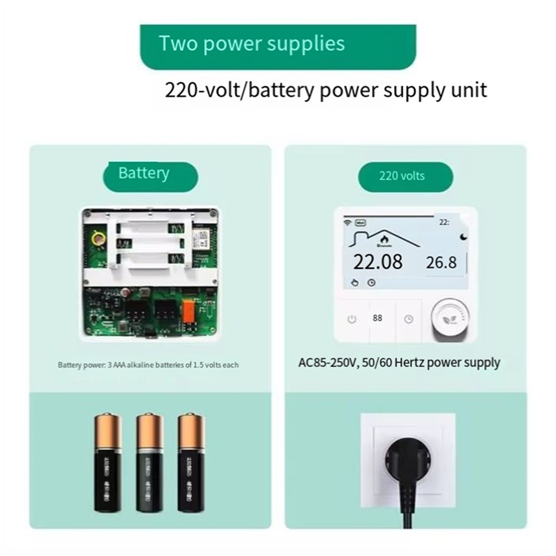 B04C-Battery-Powered Tuya Smar - Smart Home Thermostat avis et prix