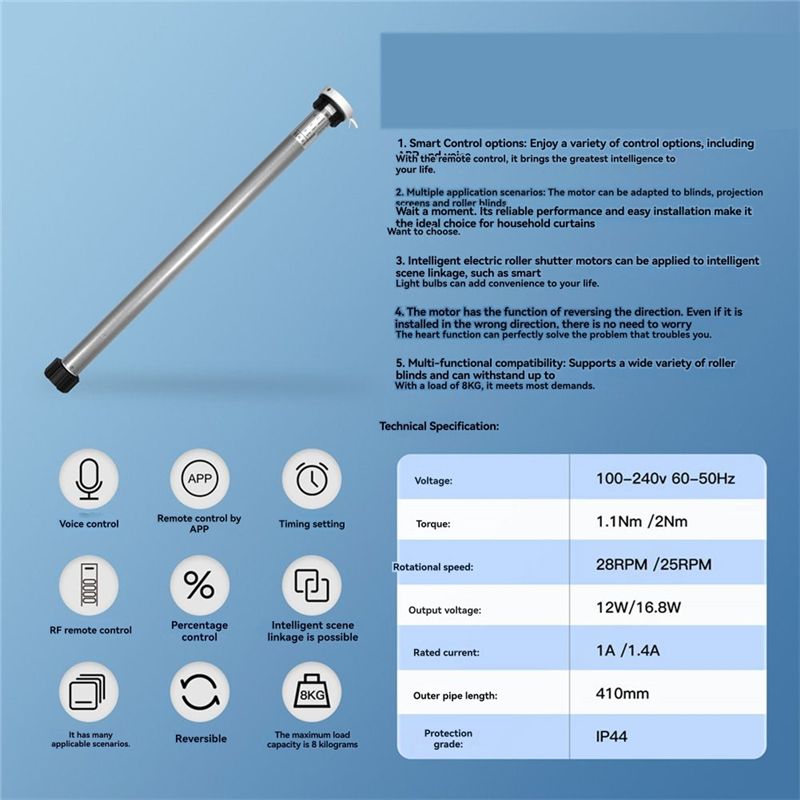 Tuya Zigbee Smart Roller Shade - Smart Home Youtube avis et prix