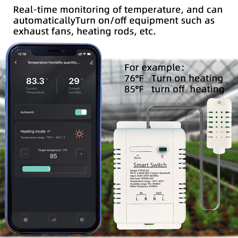 WiFi TH-16 Switch Tuya Wireles - Smart Home Thermostat avis et prix
