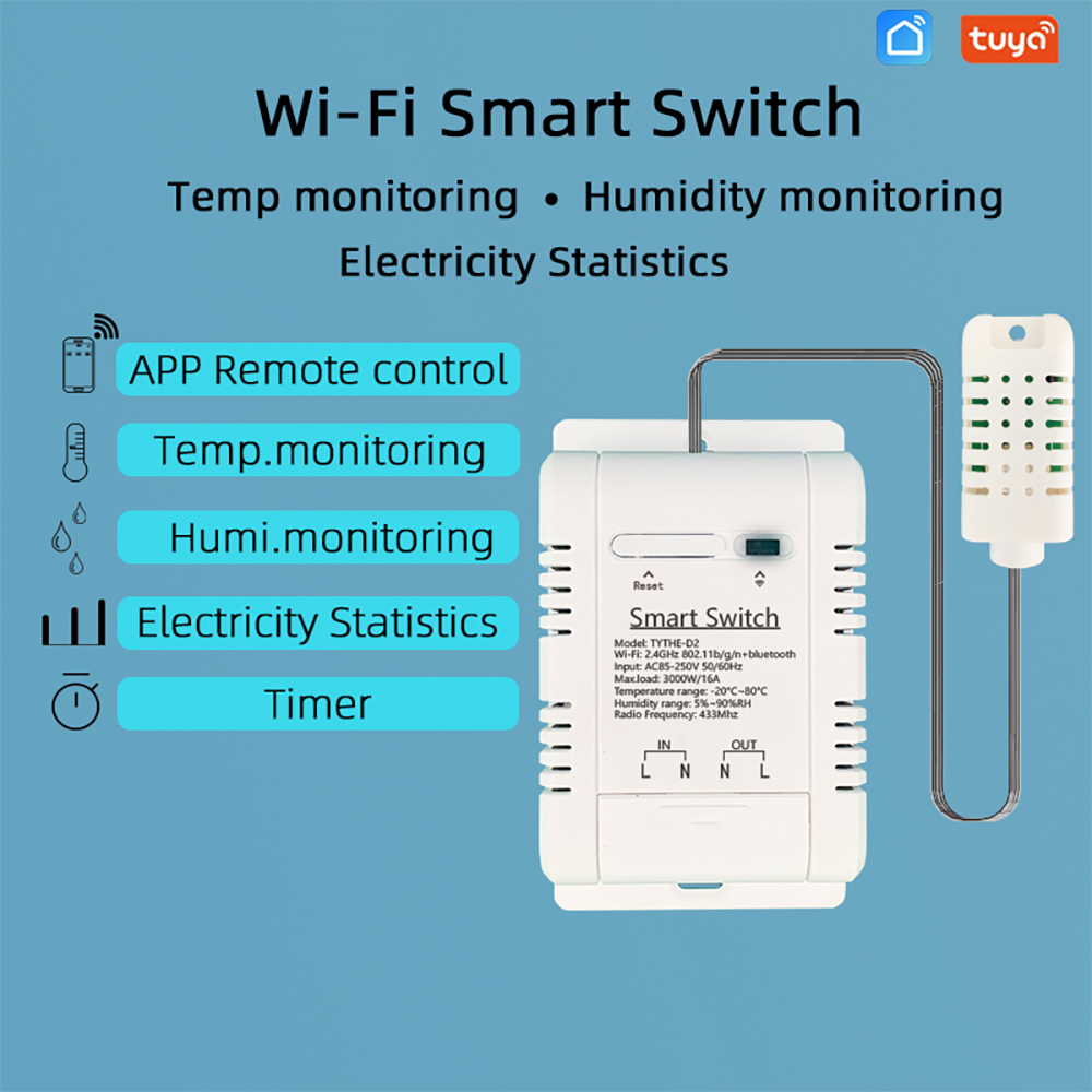 WiFi TH-16 Switch Tuya Wireles - Smart Home Thermostat avis et prix
