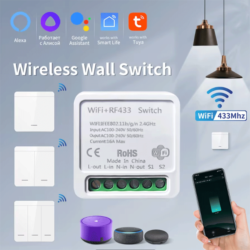 Tuya WiFi Smart Light Switch S - Tuya Smart Switch avis et prix