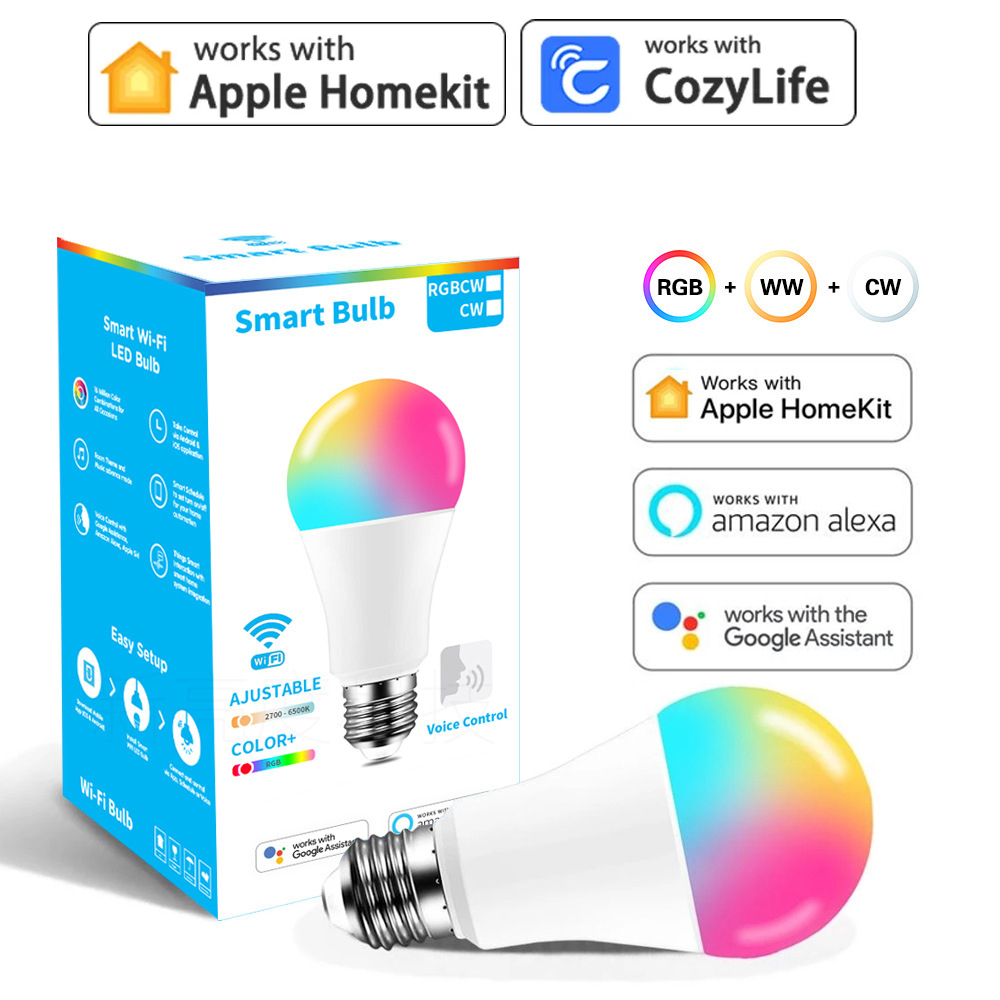 9W WiFi Homekit Light Lamp E27 - Smart Home Apple avis et prix