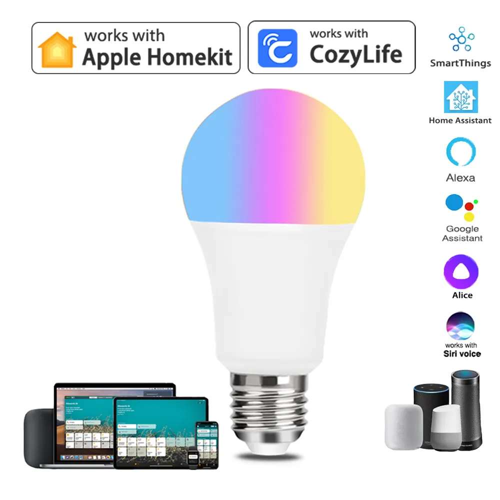 9W WiFi Homekit Light Lamp E27 - Smart Home Apple avis et prix