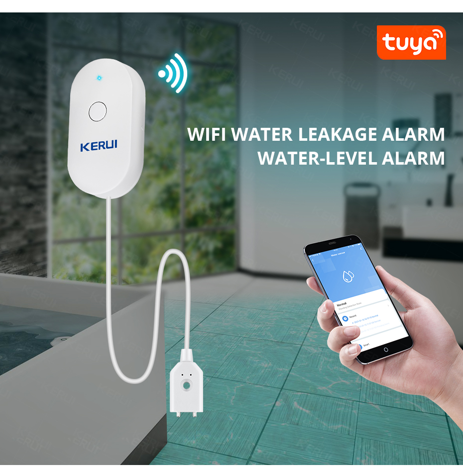 KERUI Smart  WiFi Water Sensor - Smart Home News avis et prix