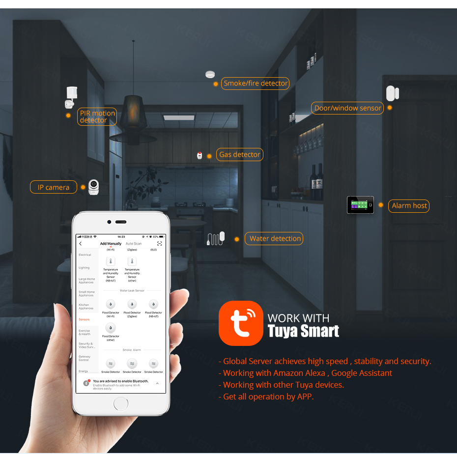 KERUI Smart  WiFi Water Sensor - Smart Home News avis et prix