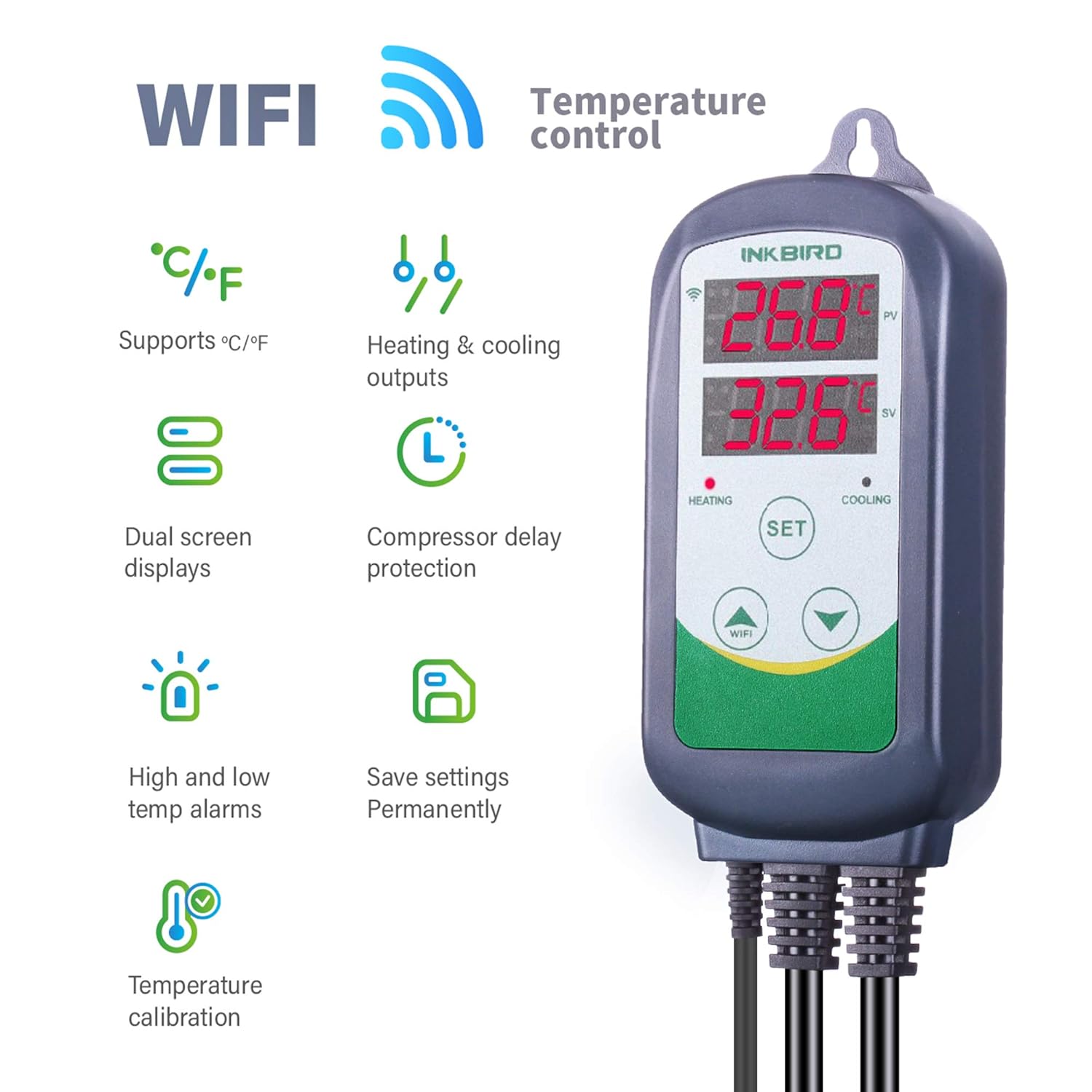 INKBIRD ITC-308-WiFi Digital T - Smart Home Thermostat avis et prix