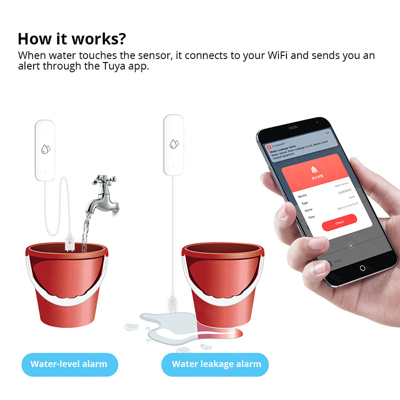 Tuya WiFi Water Leakage Alarm  - Smart Home News avis et prix