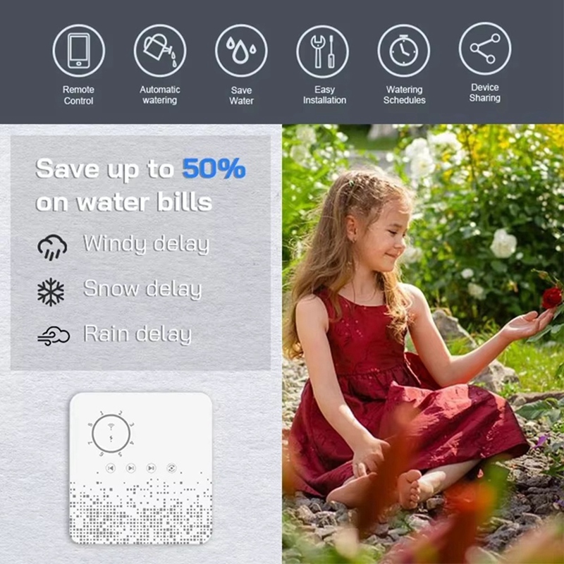 Tuya WiFi Smart Sprinkler Cont - Smart Home Devices avis et prix