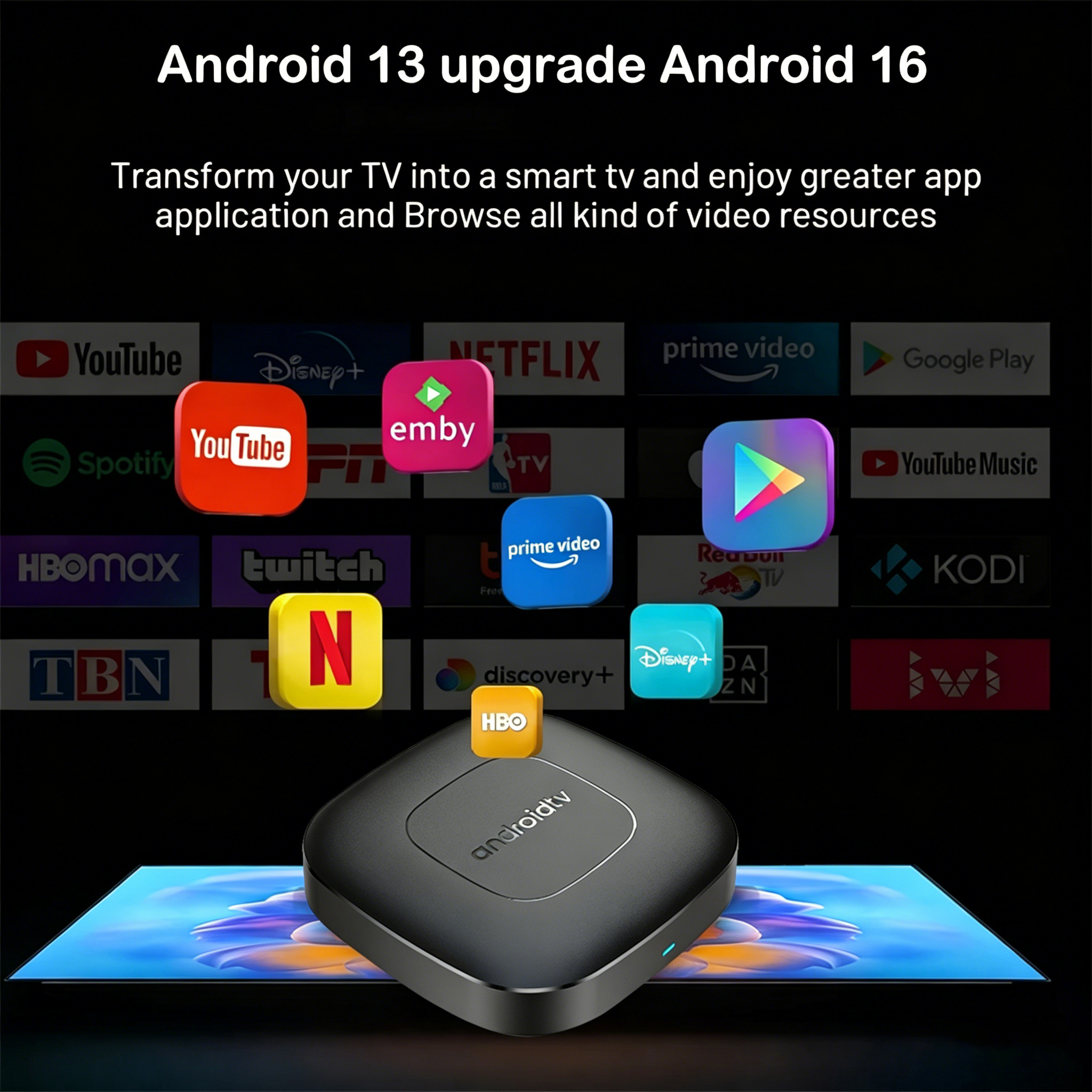 Android TV 16 Smart TV Box All - Smart Home Youtube avis et prix