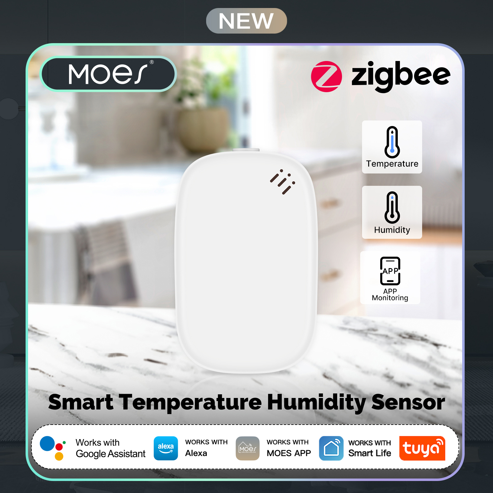 MOES Tuya Zigbee Smart Tempera - Smart Home News avis et prix