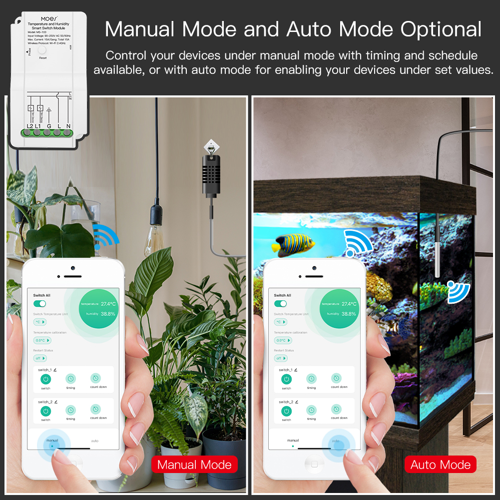 WiFi Smart Temperature Humidit - Smart Home Thermostat avis et prix