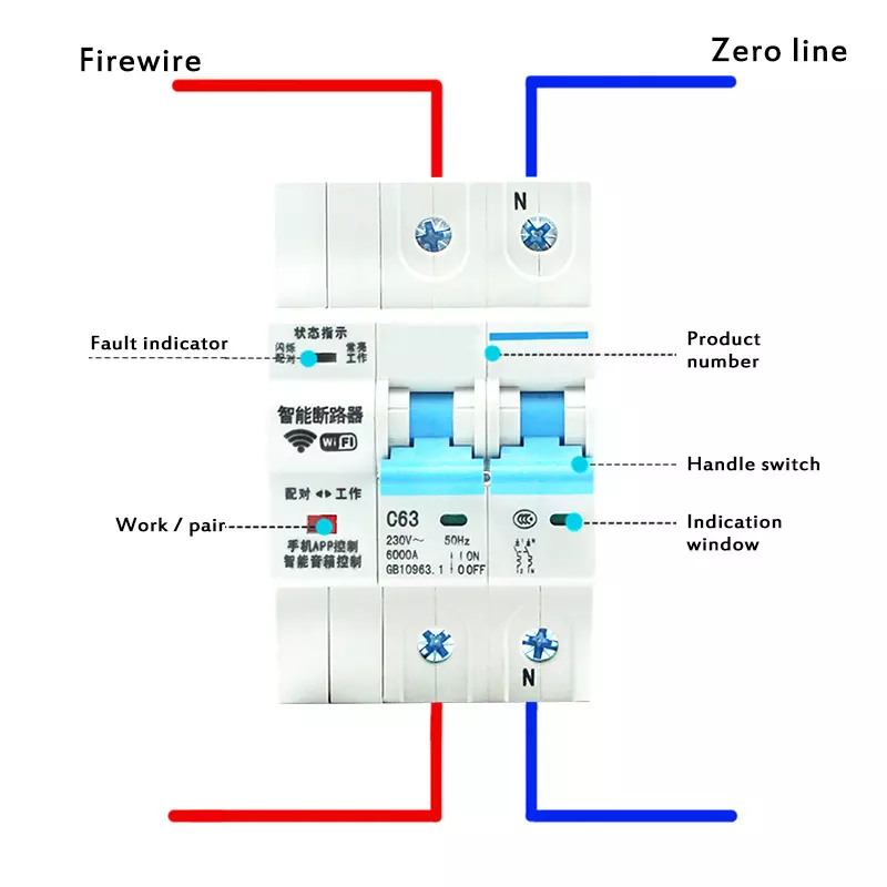 Smart 4-Pole Mini Circuit Brea - Tuya Smart Switch avis et prix
