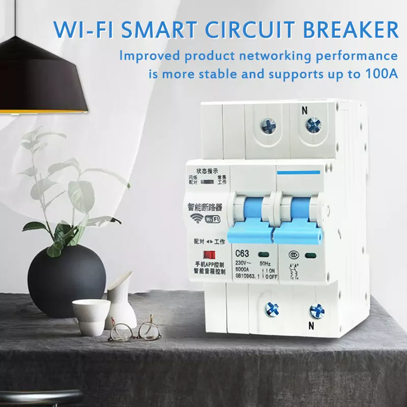 Smart 4-Pole Mini Circuit Brea - Tuya Smart Switch avis et prix