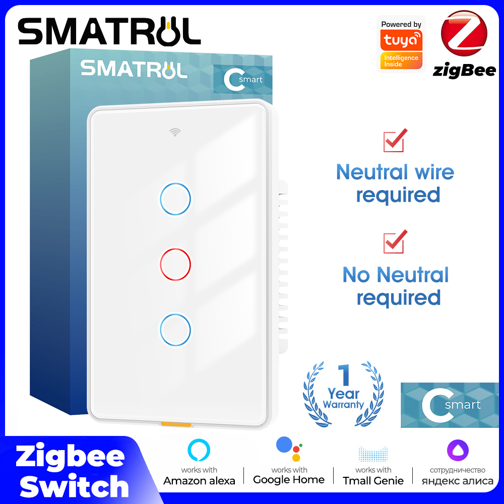 Tuya Zigbee Smart Light Touch  - Tuya Smart Switch avis et prix