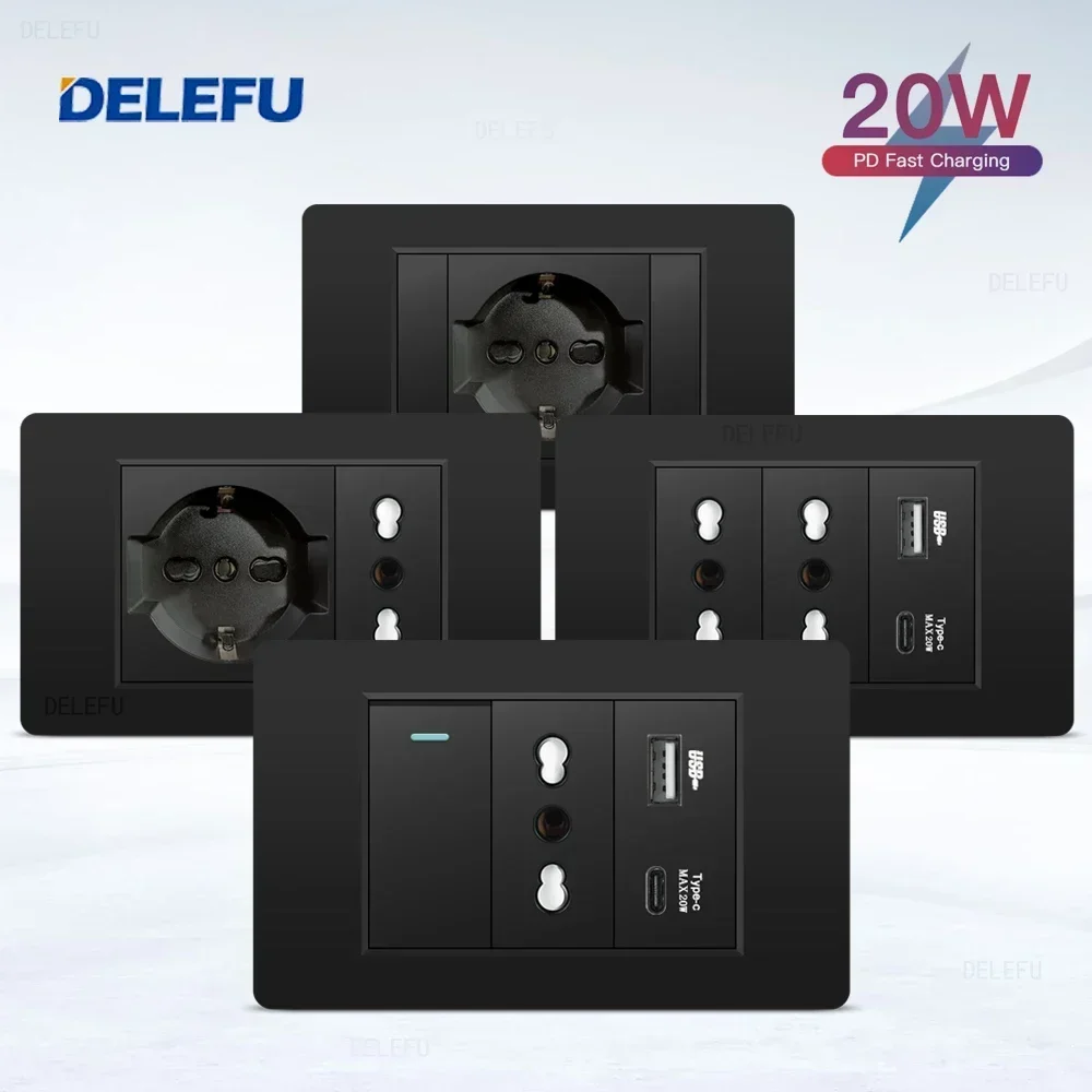 DELEFU Black Retardant PC Ital - Smart Home For Pc avis et prix
