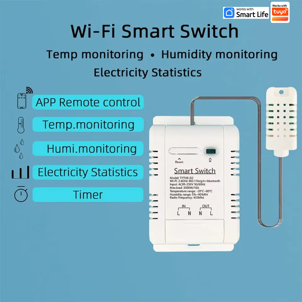 Work with tuya 16A 3000W WiFi  - Smart Home Thermostat avis et prix