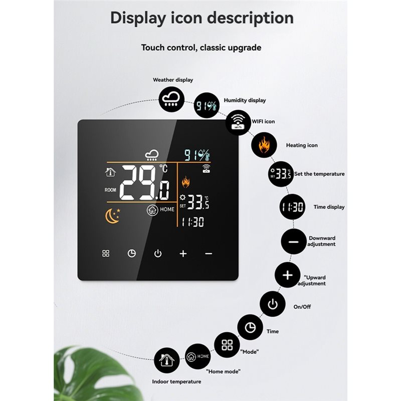 Tuya Smart Thermostat 25A Wifi - Smart Home Thermostat avis et prix