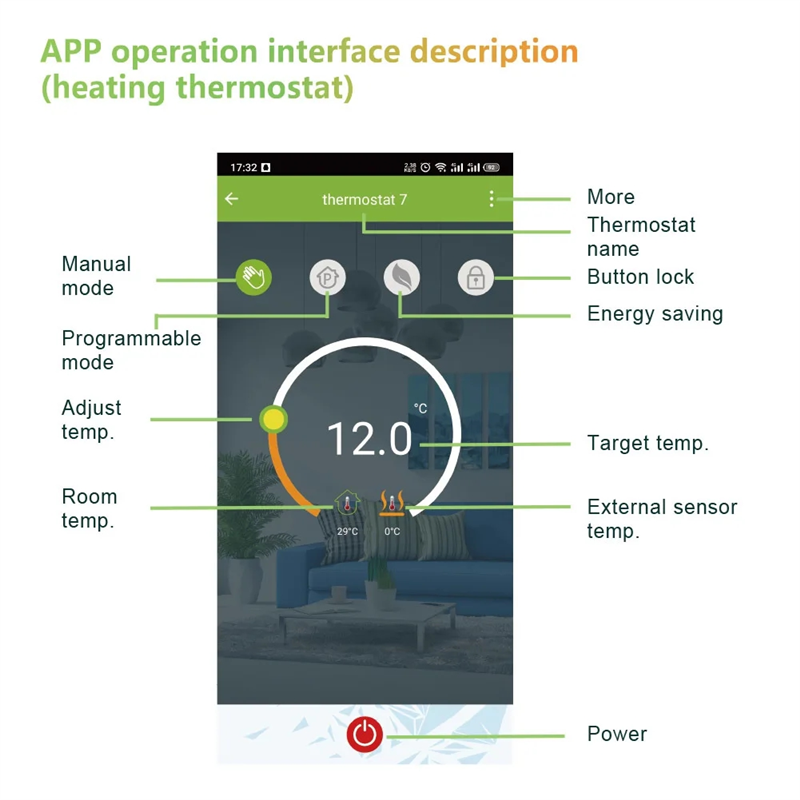 A13E-Smart Wifi Thermostat For - Smart Home Thermostat avis et prix