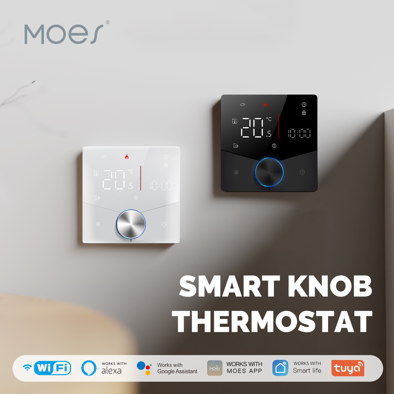 MOES Tuya WiFi Smart Knob Ther - Smart Home Thermostat avis et prix