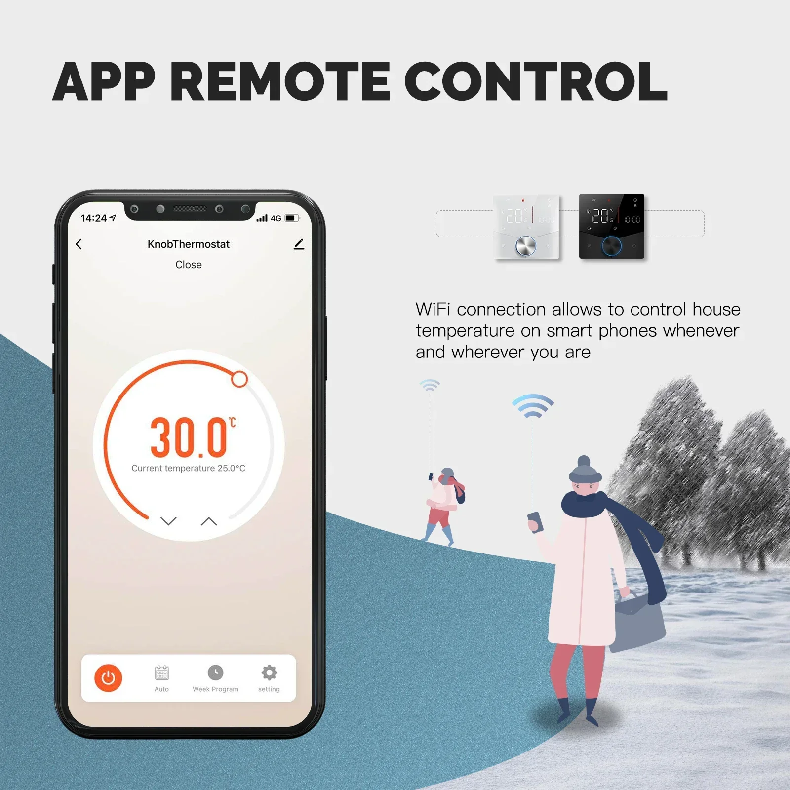 MOES Tuya WiFi Smart Knob Ther - Smart Home Thermostat avis et prix