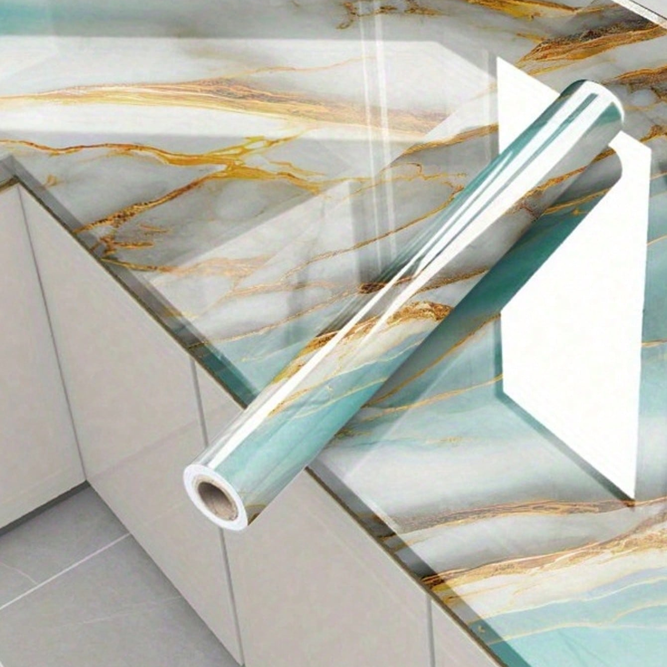50cm Width Foil Marble Sticker - Smart Home Film avis et prix